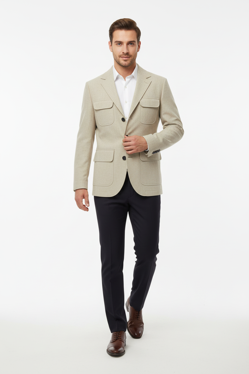 Overshirt Yün Ceket