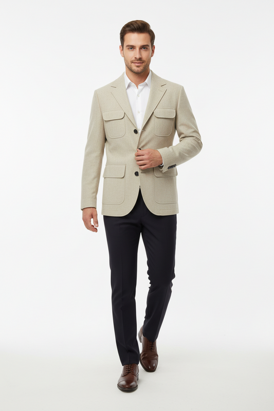 Overshirt Yün Ceket