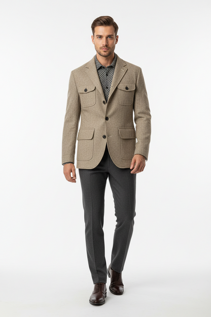 Overshirt Yün Ceket