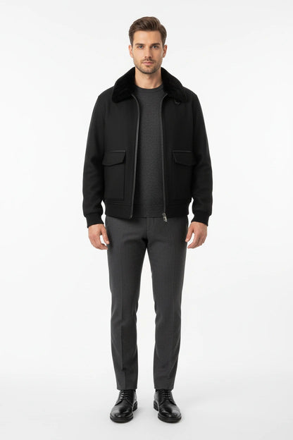 Yaka Kürklü Casual Mont