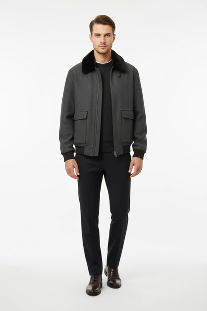 Yaka Kürklü Casual Mont