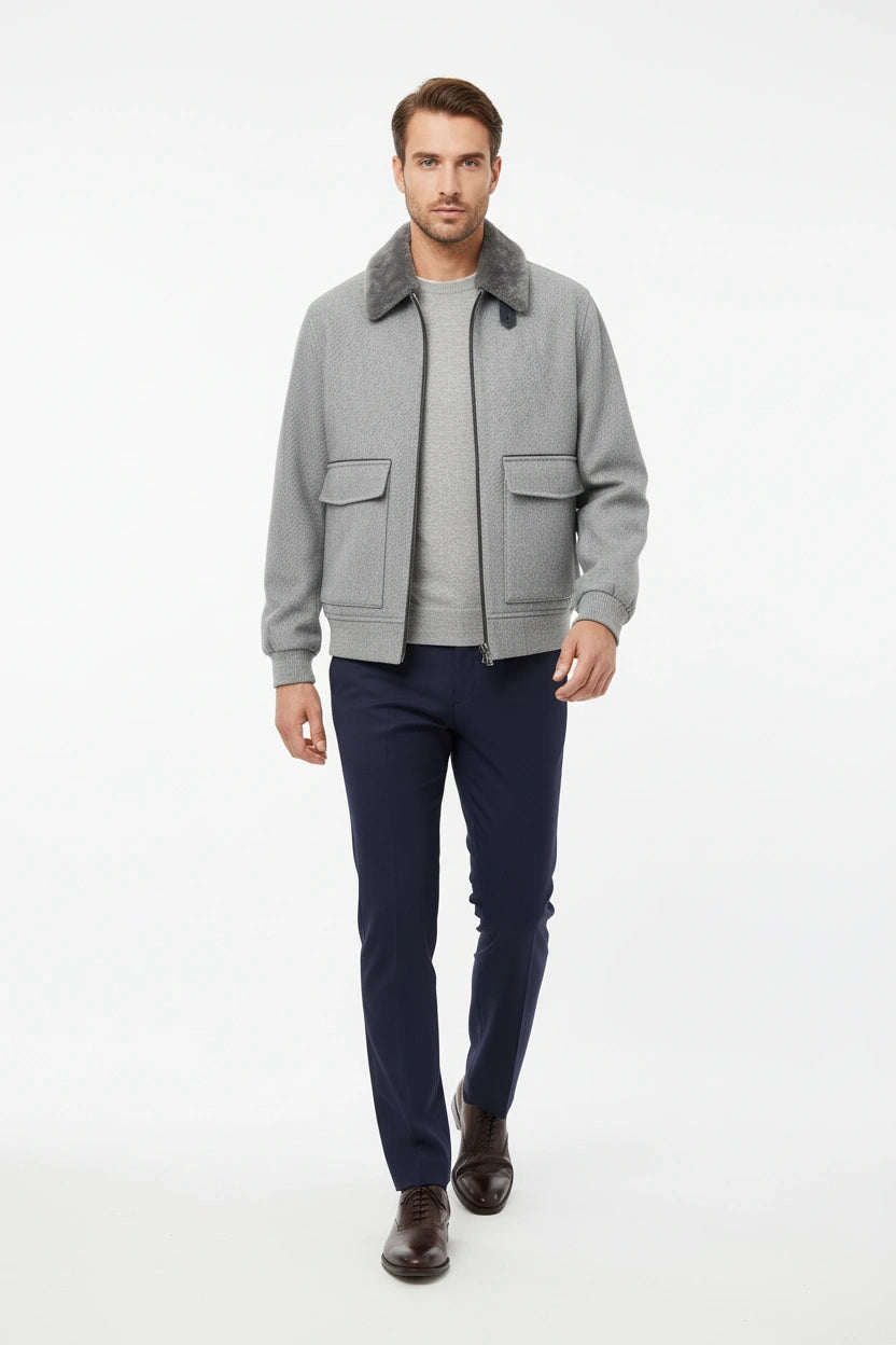 Yaka Kürklü Casual Mont
