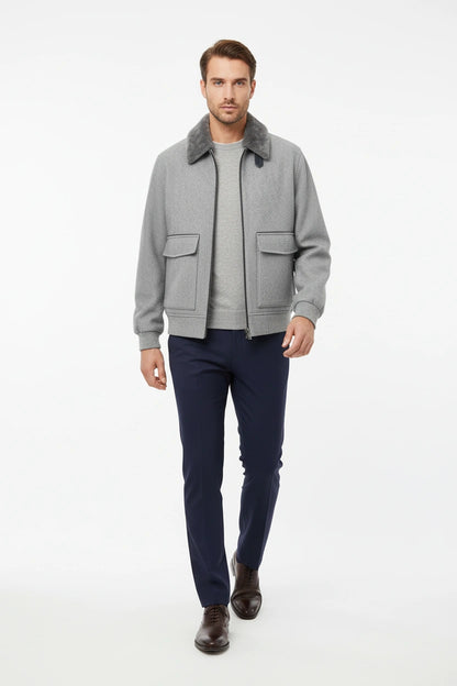 Yaka Kürklü Casual Mont